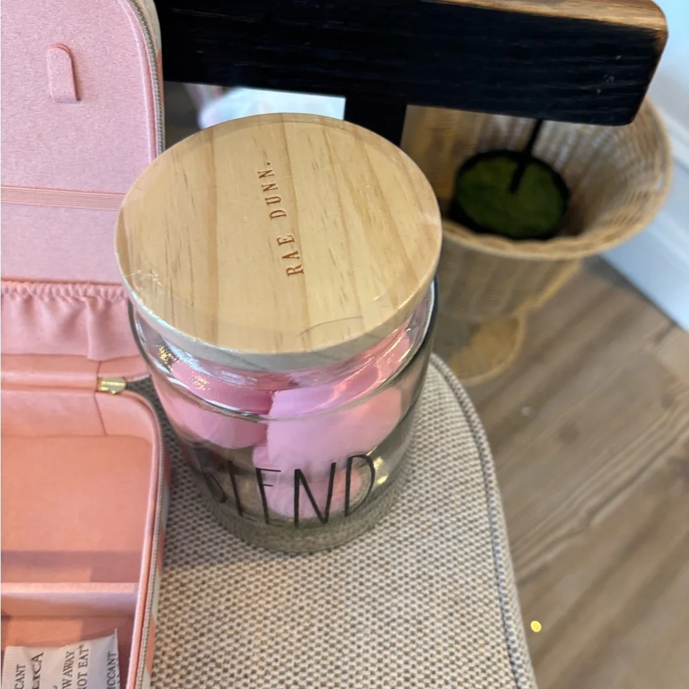 Three Piece Set Pink Jewelry Organizer. & Vanity Make Up Set - NWT